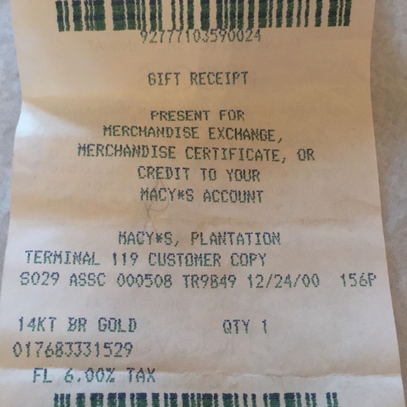 14K gold gorgeous necklace. Never been worn! - Picture 4 of 8